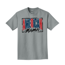 Load image into Gallery viewer, American Mama — Garment-Dyed Tee  ·  Color: Grey
