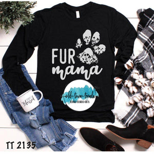 Fur Mama White Ink