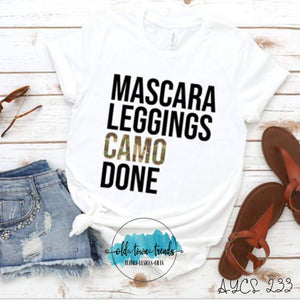 Mascara, Leggings Camo Done