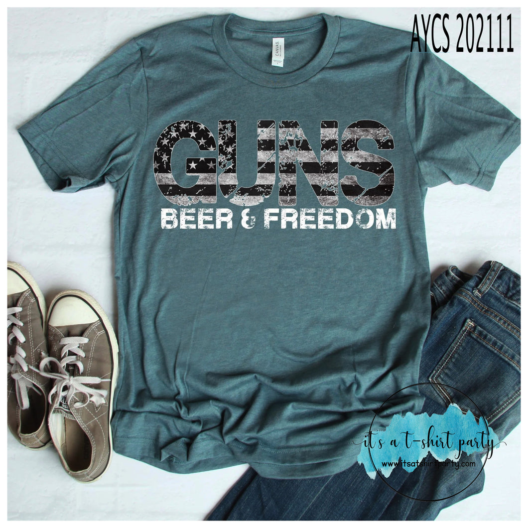 Guns Beer Freedom