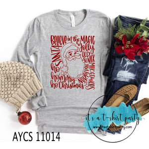 Santa Typography