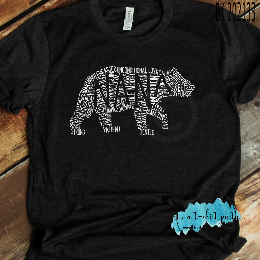 Nana Word Bear