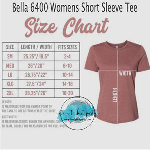 Bella 6400 Womens Relaxed Short Sleeve Tee