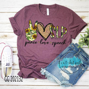 Peace Love Speech SLP