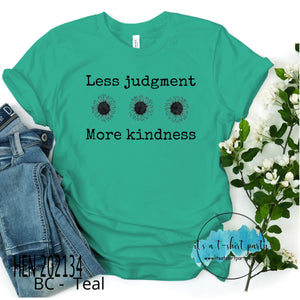 Less Judgement More Kindness