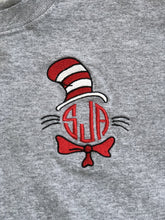 Load image into Gallery viewer, Cat In The Hat Monogram Tee
