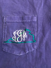 Load image into Gallery viewer, State Stitched Monogram Tee
