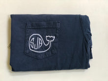 Load image into Gallery viewer, Whale Stitched Monogram Tee
