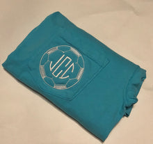 Load image into Gallery viewer, Soccer Monogram Pocket Tee
