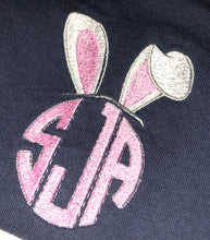 Load image into Gallery viewer, Bunny Ears Stitched Monogram Tee
