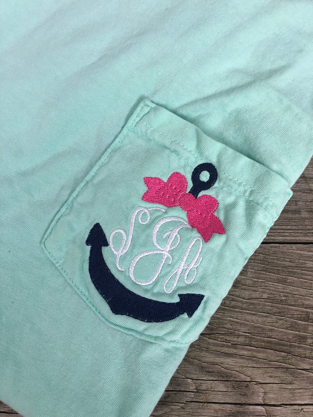 Anchor Stitched Monogram Tee