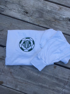 Soccer Monogram Pocket Tee