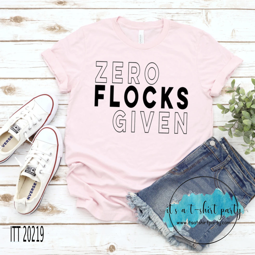 Zero Flocks Given