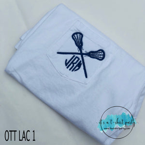 Lacrosse Monogram Pocket Tee