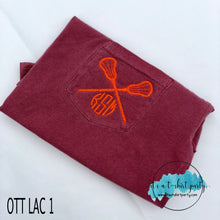 Load image into Gallery viewer, Lacrosse Monogram Pocket Tee
