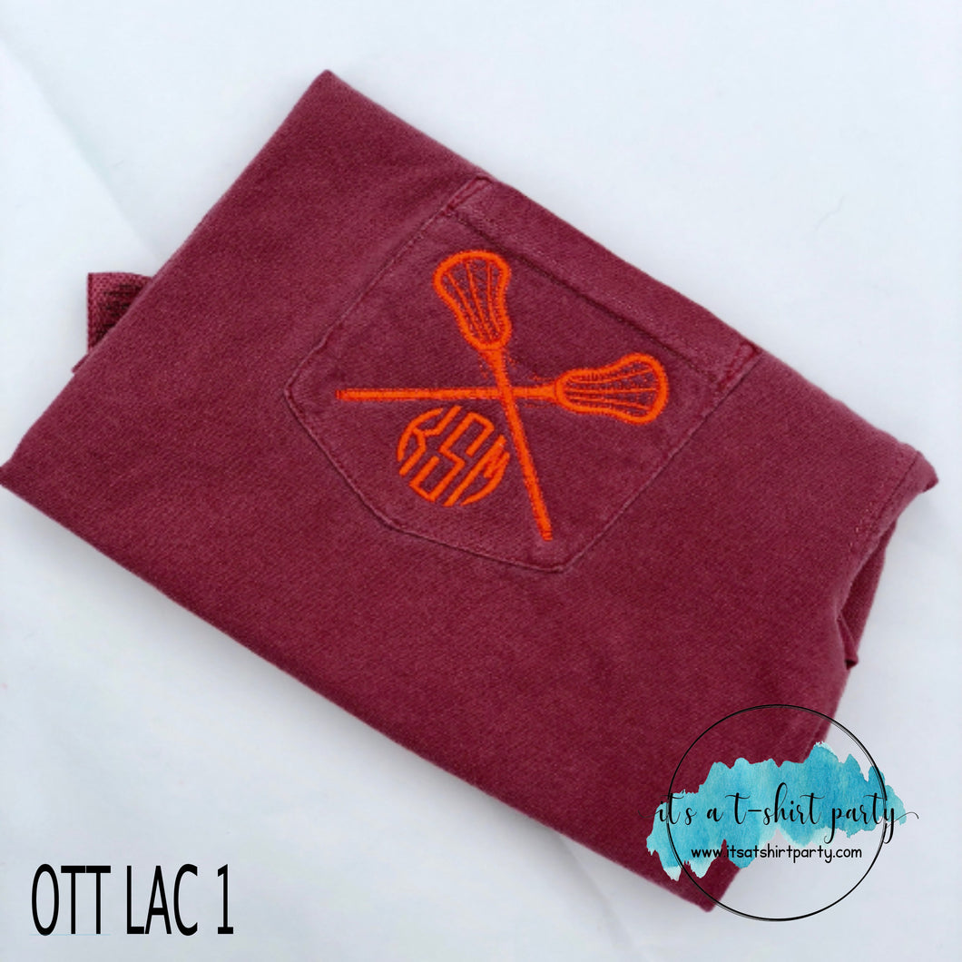 Lacrosse Monogram Pocket Tee