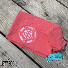 Load image into Gallery viewer, Soccer Monogram Pocket Tee
