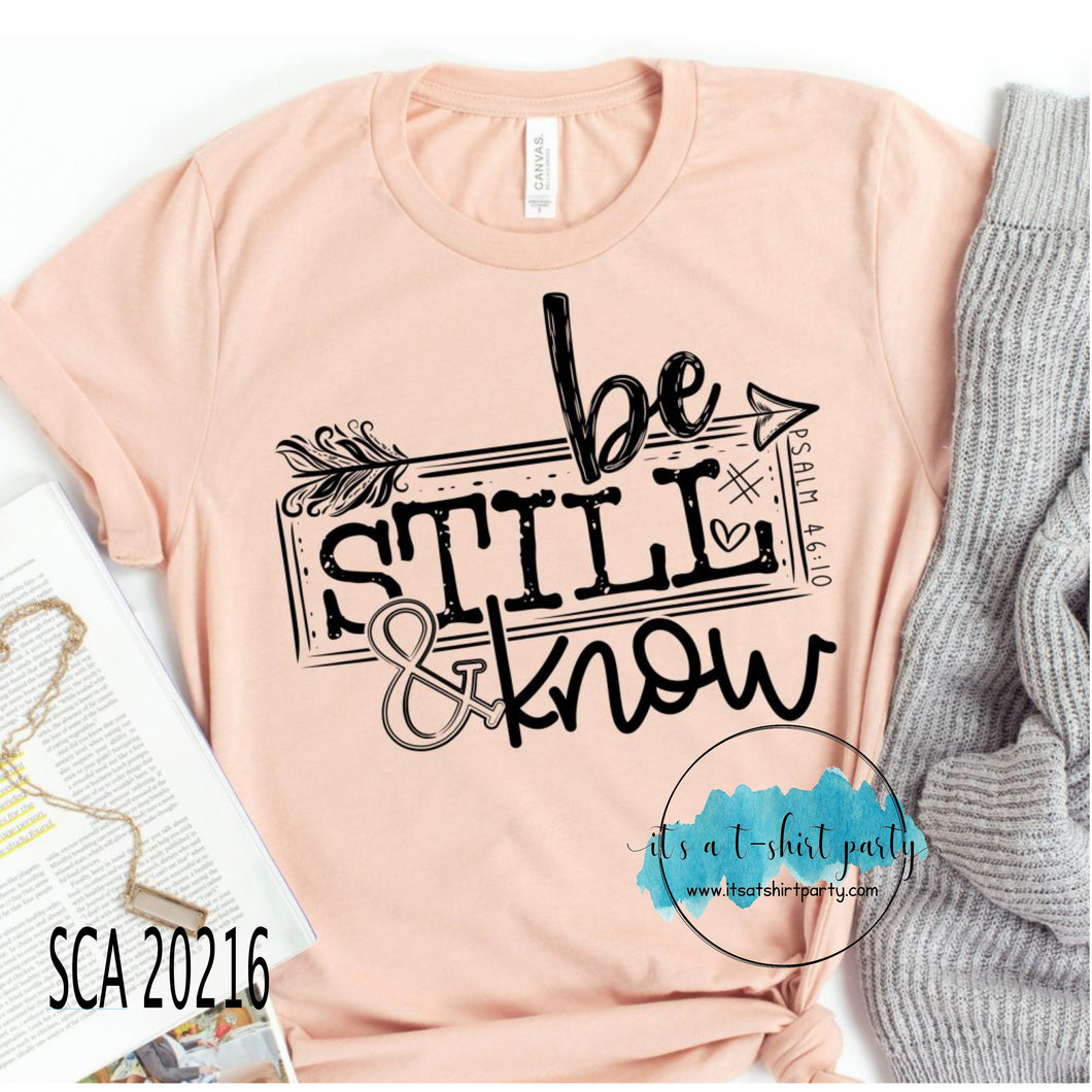 Be Still And Know