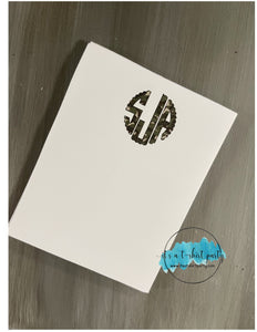 Monogrammed Notepad