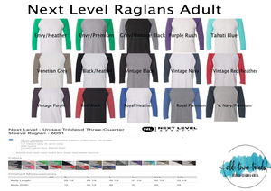 Next Level Raglans