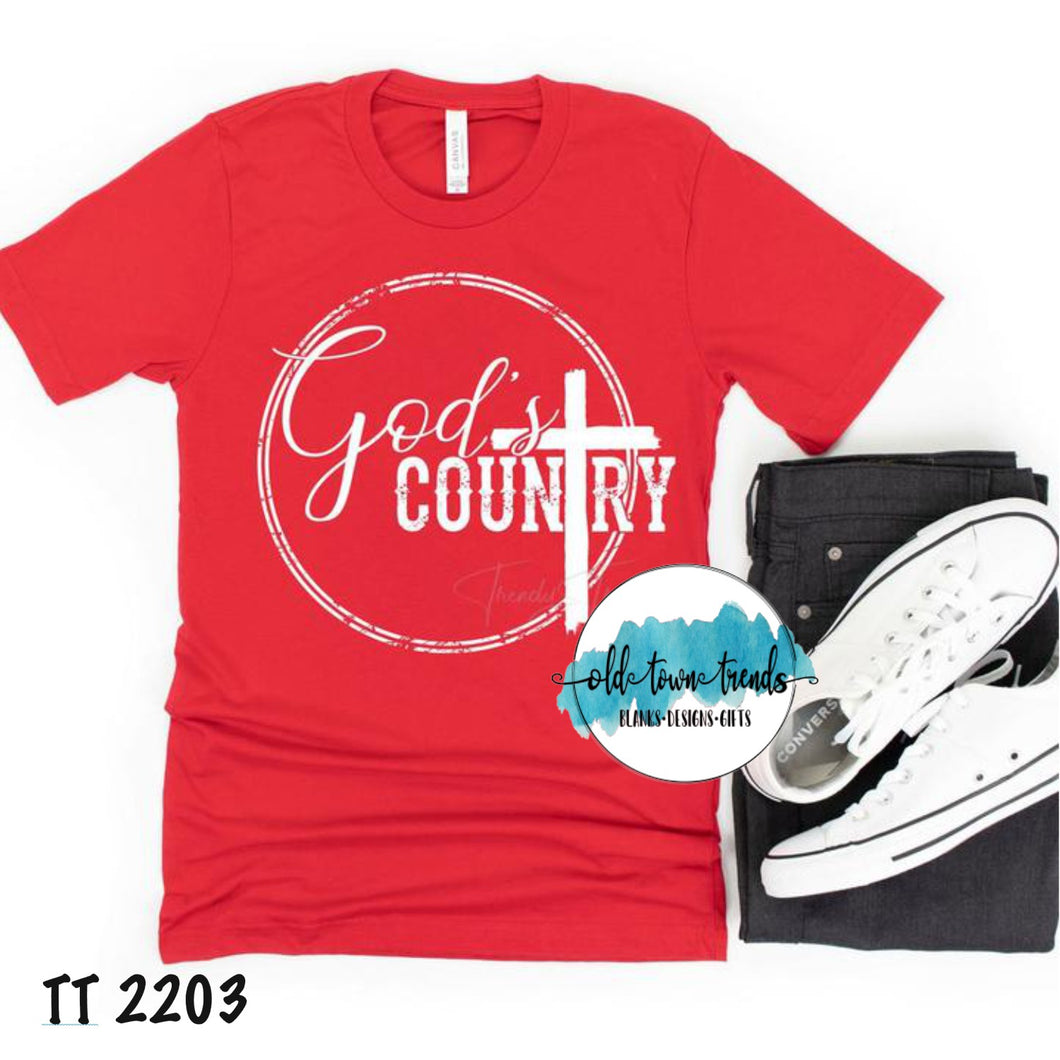 God's Country White Ink