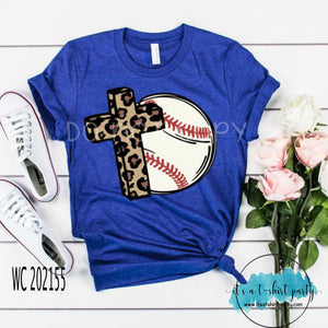 Leopard Cross Baseball