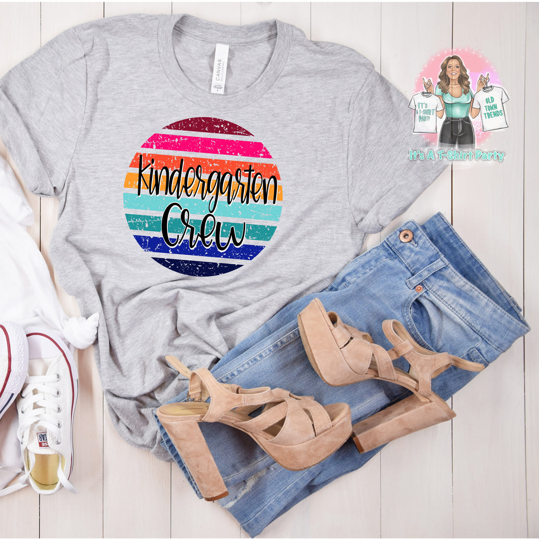 Kindergarten Crew Grunge Design
