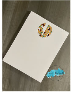 Monogrammed Notepad